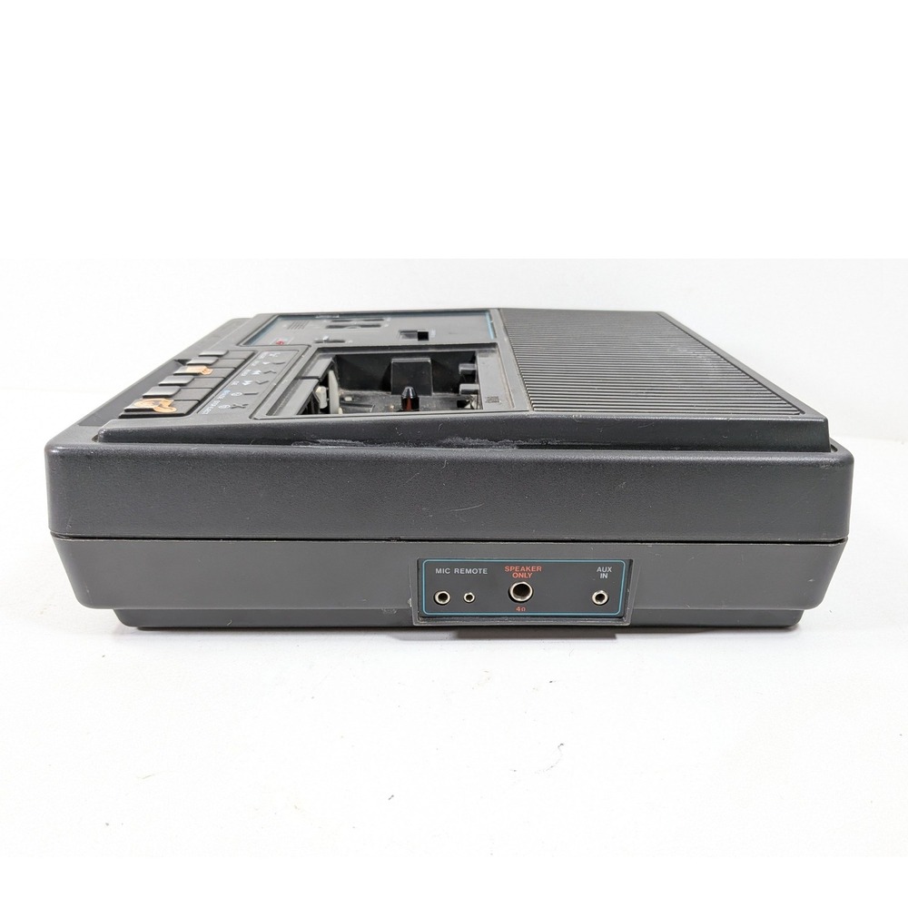 Bell & Howell 3181A Portable Cassette Tape Recorder Player Vintage Gray AC DC - Picture 8 of 9